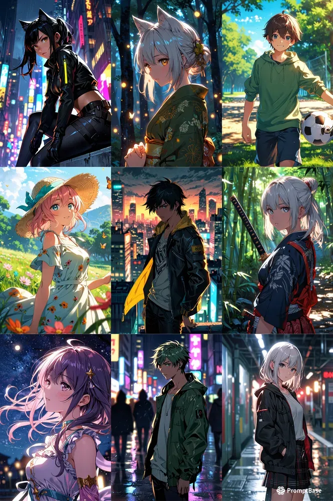 Versatile Anime Characters