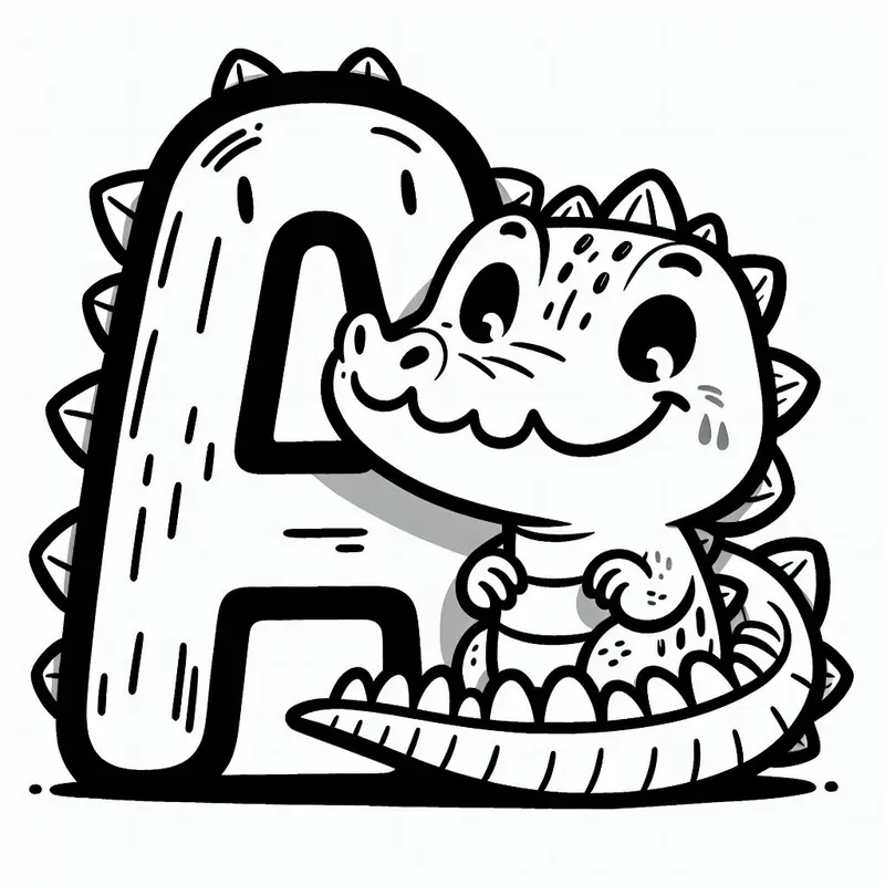 Alphabet Coloring Pages