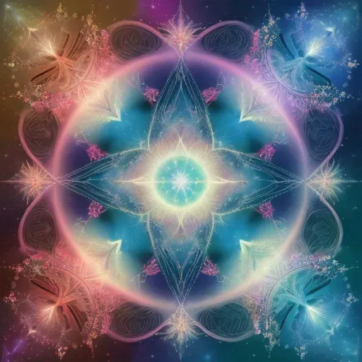 Cosmic Sacred Geometry Fractals