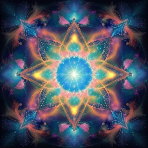 Cosmic Sacred Geometry Fractals