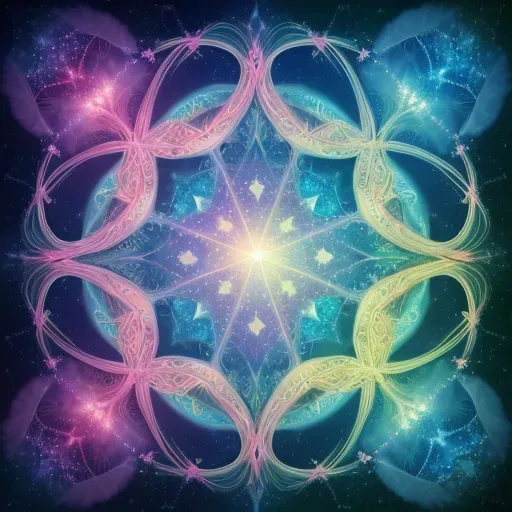 Cosmic Sacred Geometry Fractals