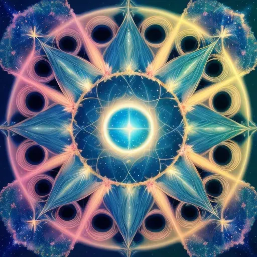 Cosmic Sacred Geometry Fractals