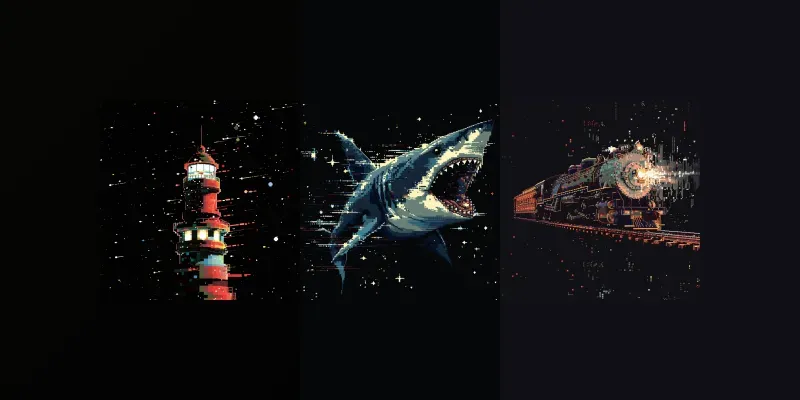 Pixel Art Style Minecraft Video Games generated by undefined