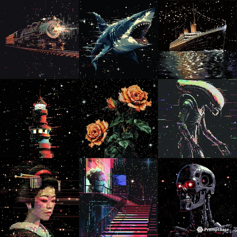 Pixel Art Style Minecraft Video Games