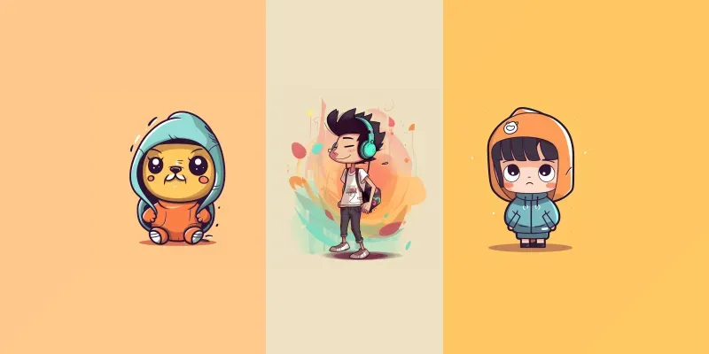Tshirt Design Cartoon Illustrations generated by undefined