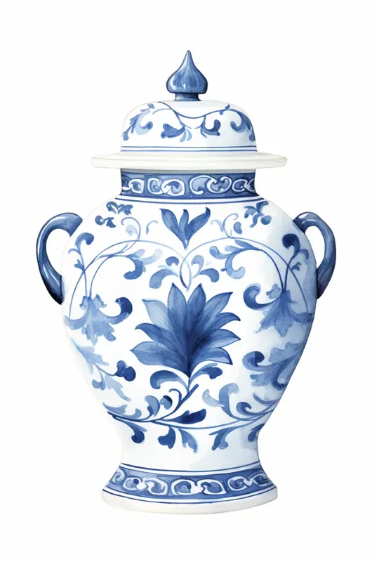 Ginger Jar Chinoiserie Cliparts