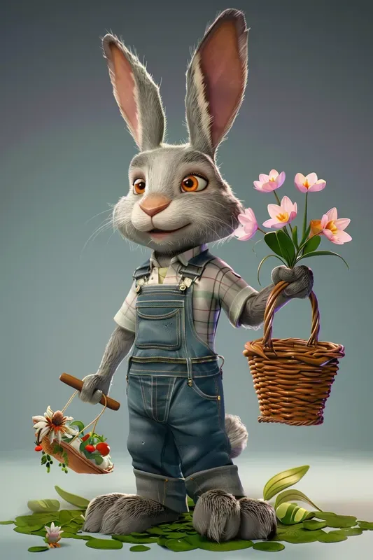 Cartoon Animals And Their Jobs
