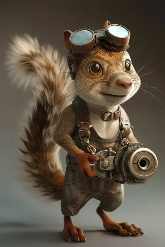 Cartoon Animals And Their Jobs