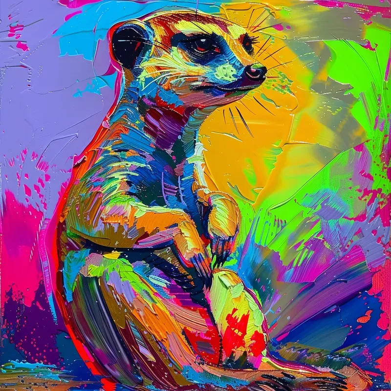 Psychedelic 1960s Animals