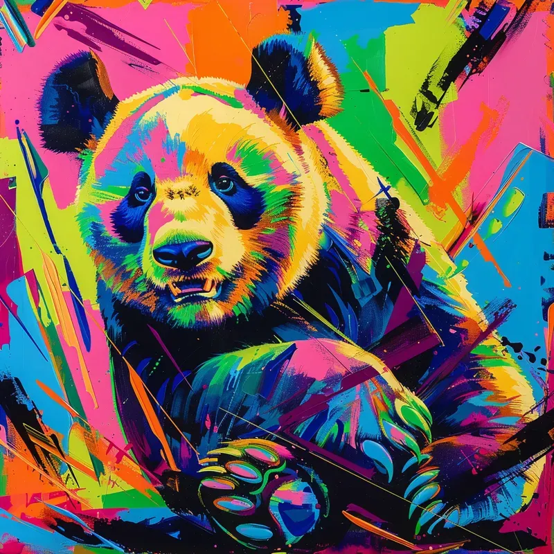 Psychedelic 1960s Animals