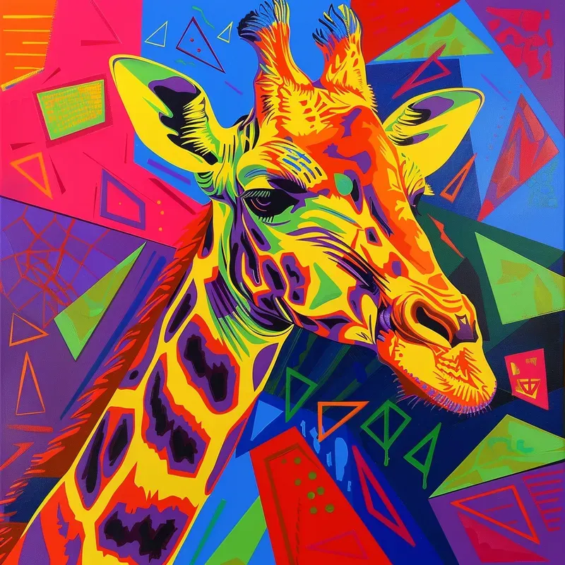 Psychedelic 1960s Animals