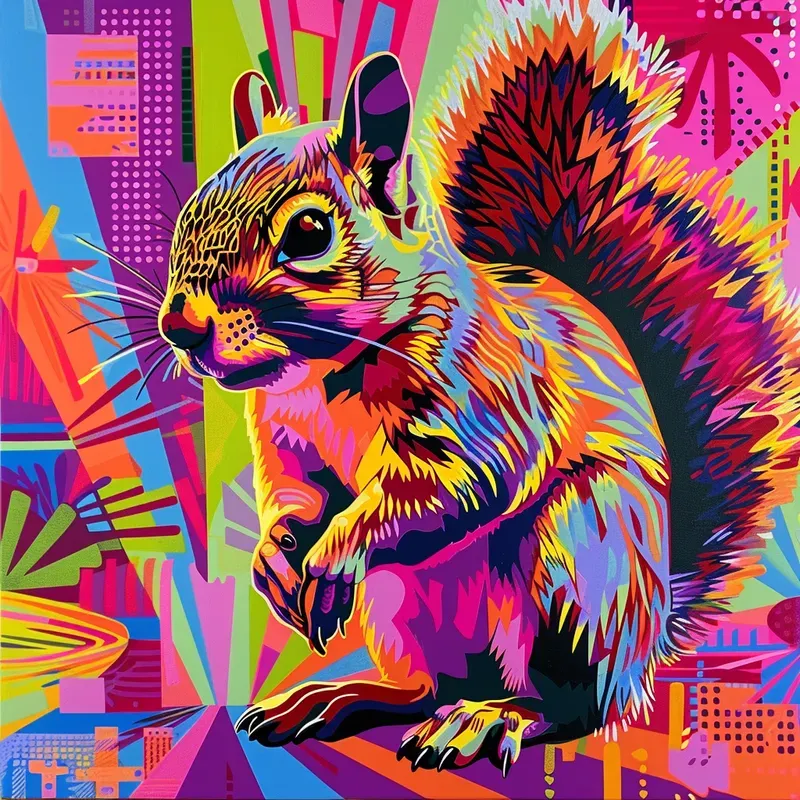 Psychedelic 1960s Animals