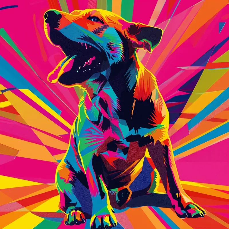 Psychedelic 1960s Animals