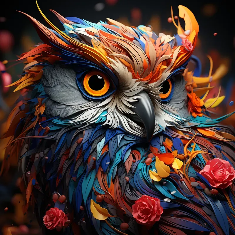 Simple Colourful Animals