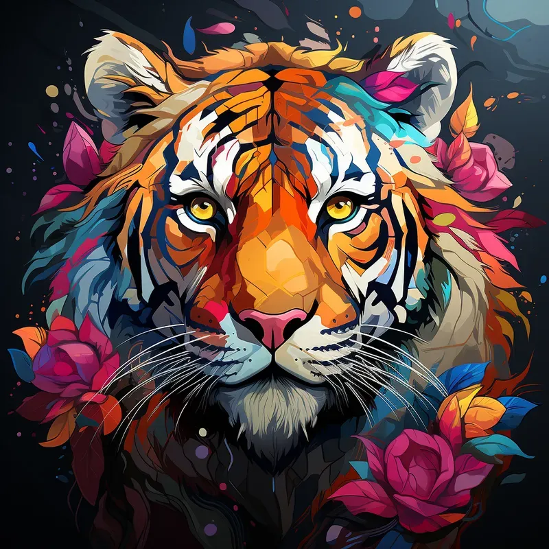 Simple Colourful Animals