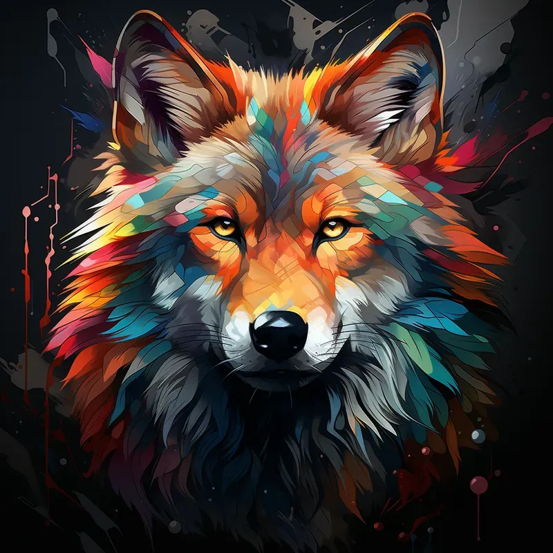 Simple Colourful Animals
