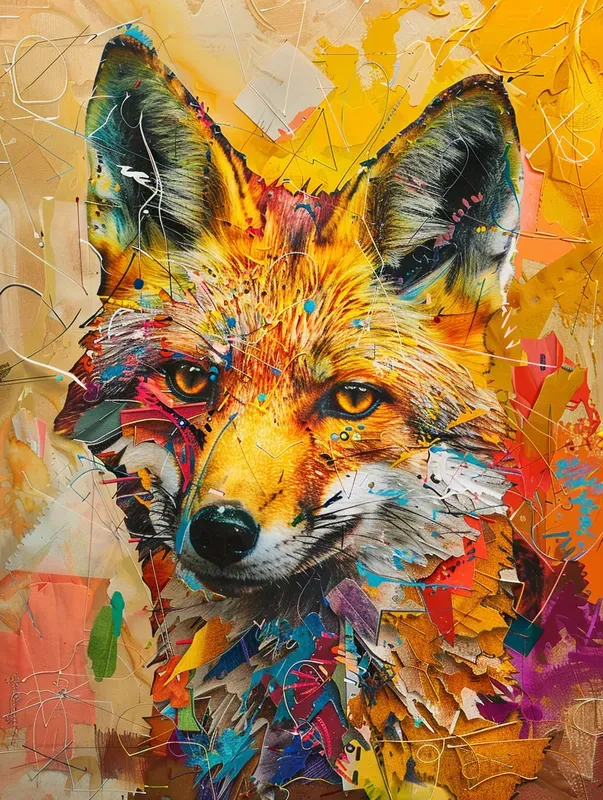 Modern Animal Collages