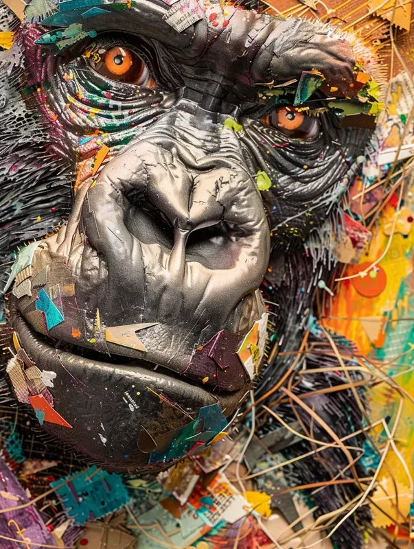 Modern Animal Collages
