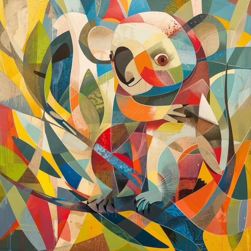 Abstract Surrealistic Animals