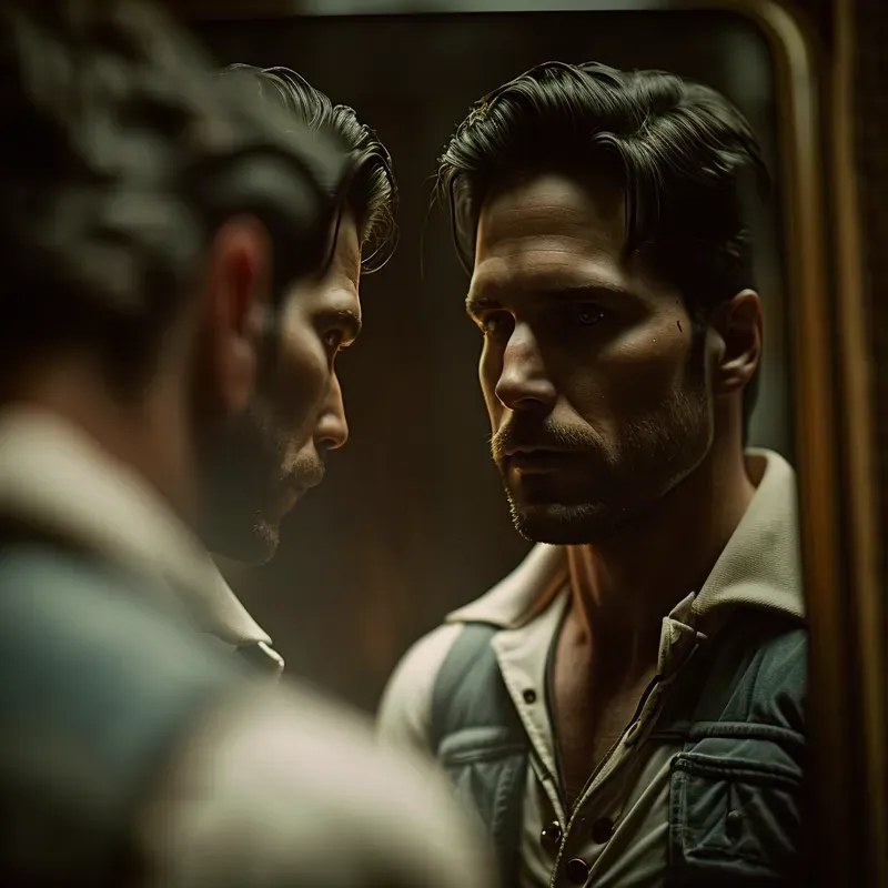 Mirror Images Of People