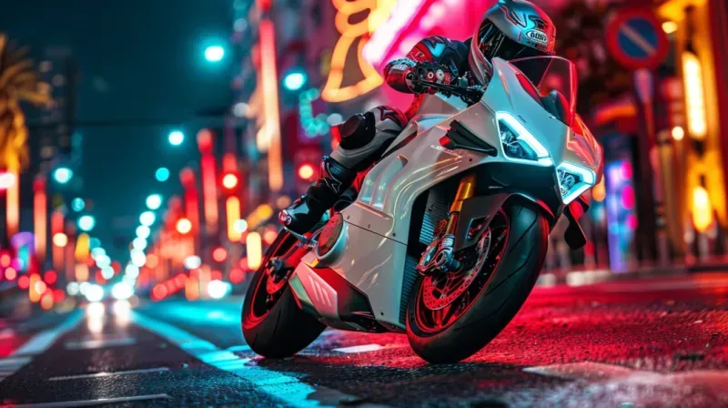 Neon Stunt Wheelies