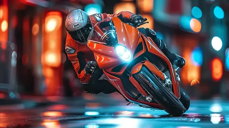Neon Stunt Wheelies