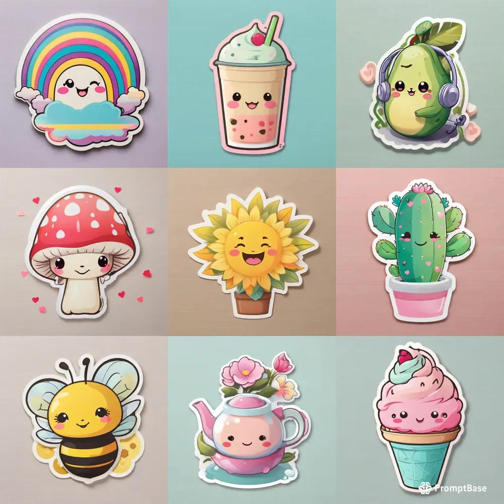 Cute Kawaii Stickers