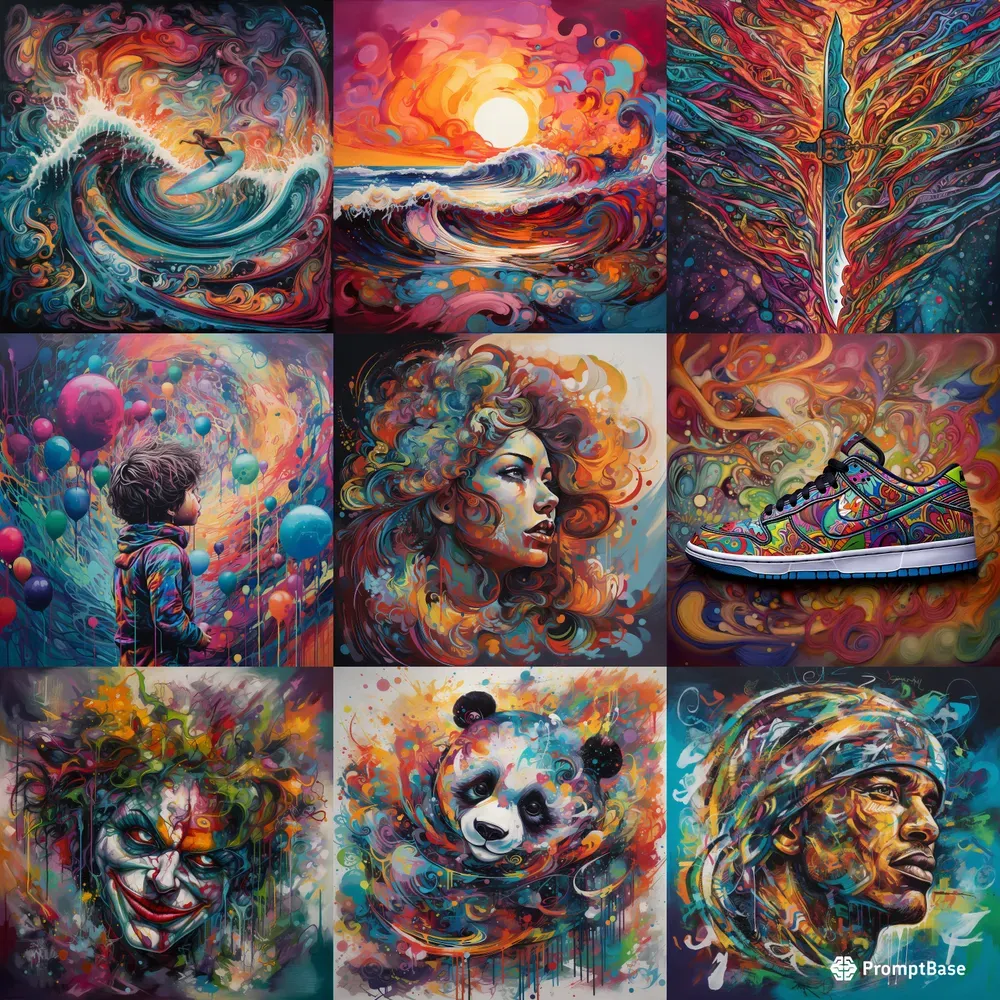 Abstract Psychedelic Compositions