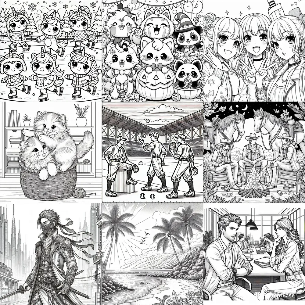 Color Your Worlds Customized Line Art