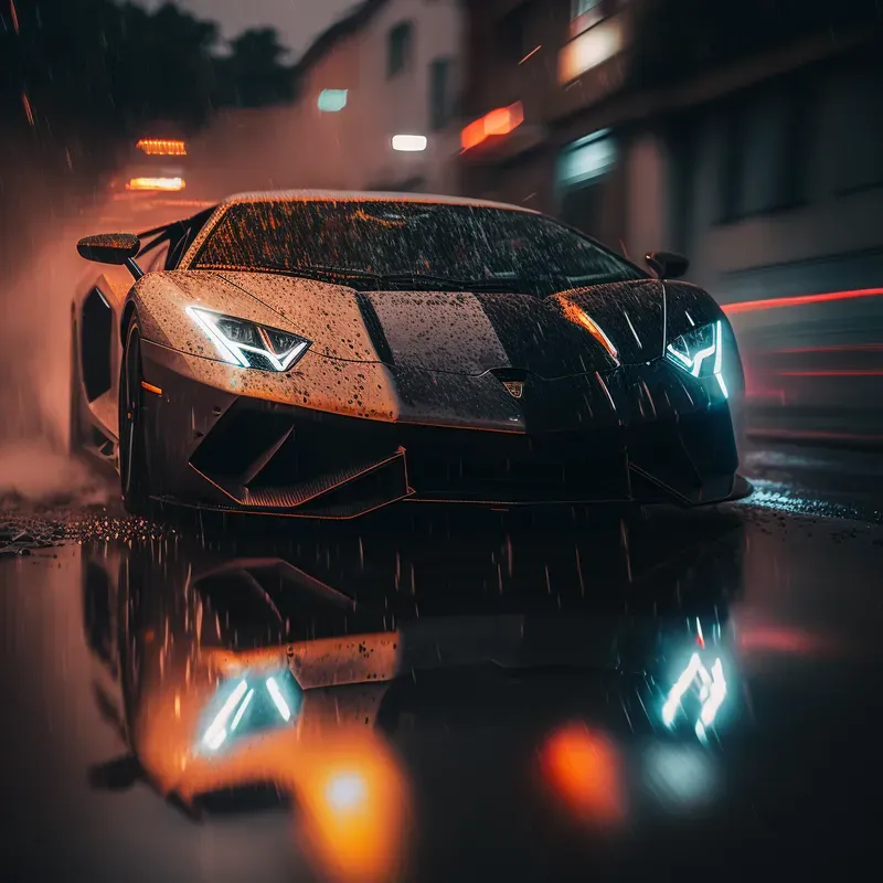 Cinematic Car Street Close Ups