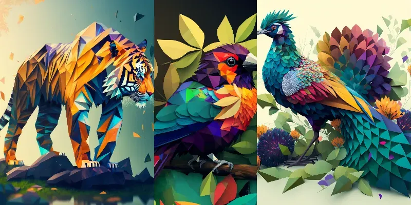 Detailed Polymetric Animals generated by undefined