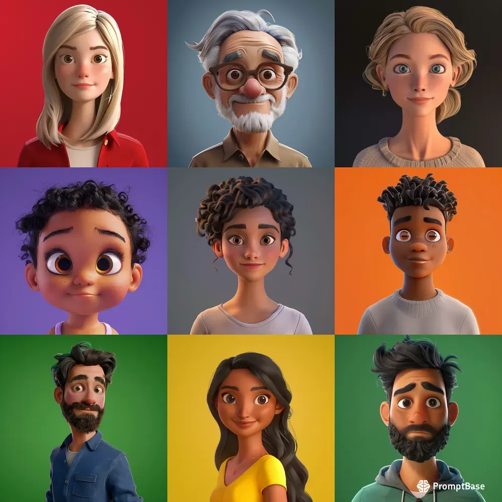 Cute Animated Avatars For Social Media