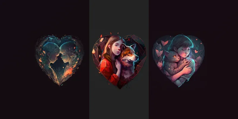 Valentines Themed Images generated by undefined