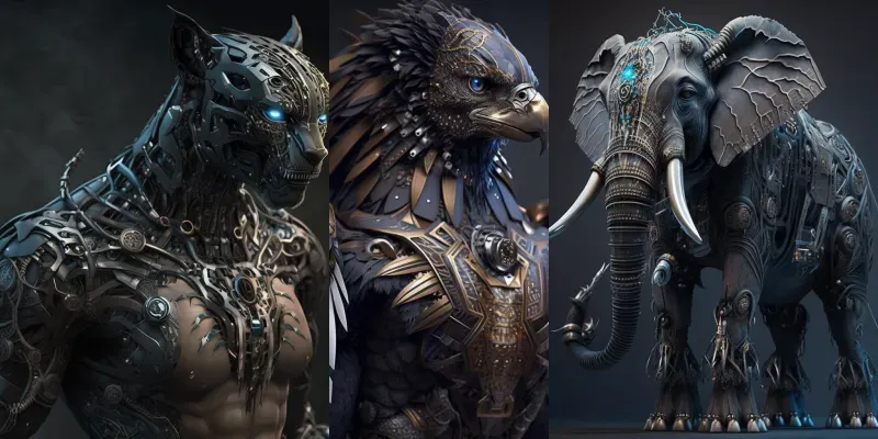 Cyborg Alpha Animals generated by undefined