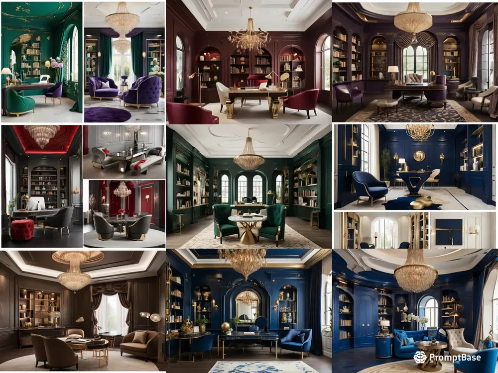 Luxurious Study Room Interior Designs