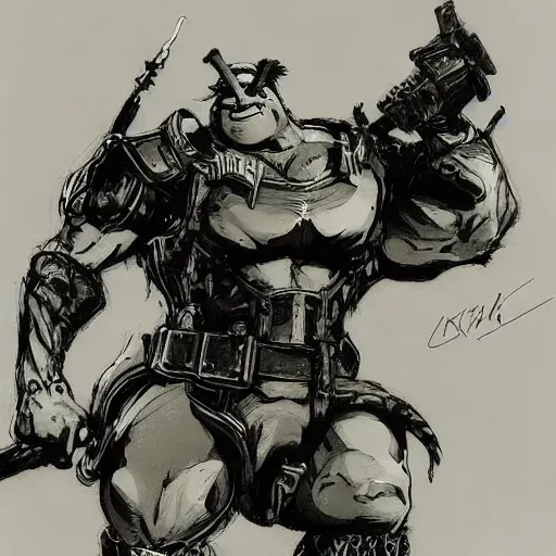 Metal Gear Solid Concept Art Style