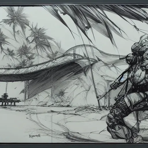 Metal Gear Solid Concept Art Style