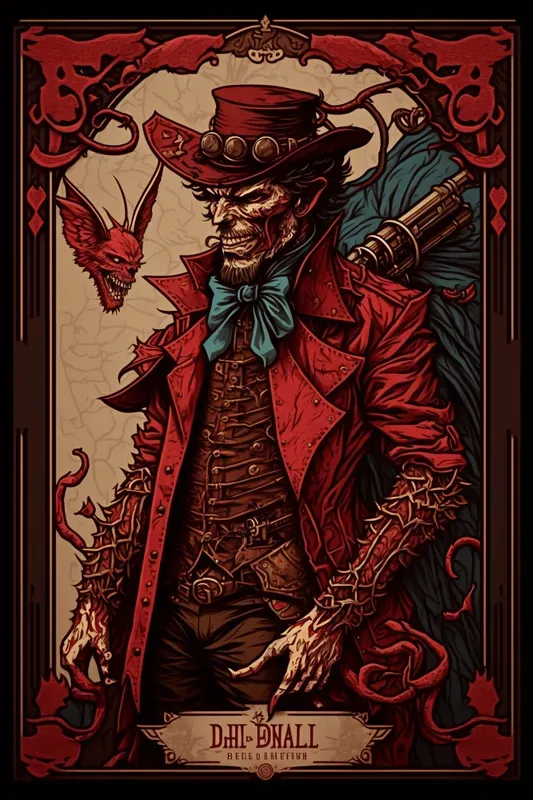 Tarot Cards Steampunk Character Options