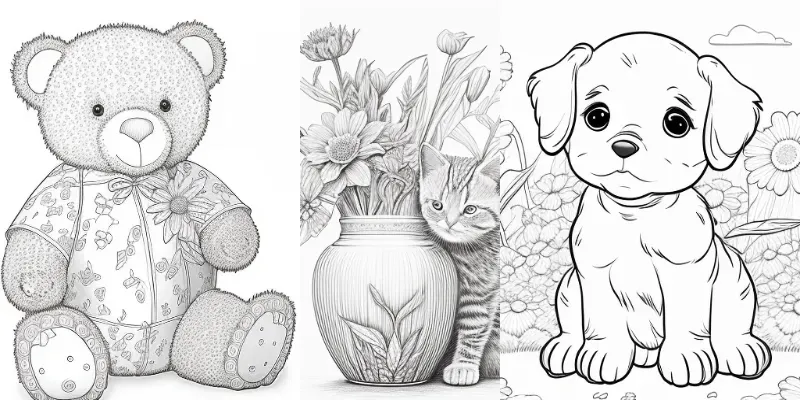 Clean Coloring Pages generated by undefined