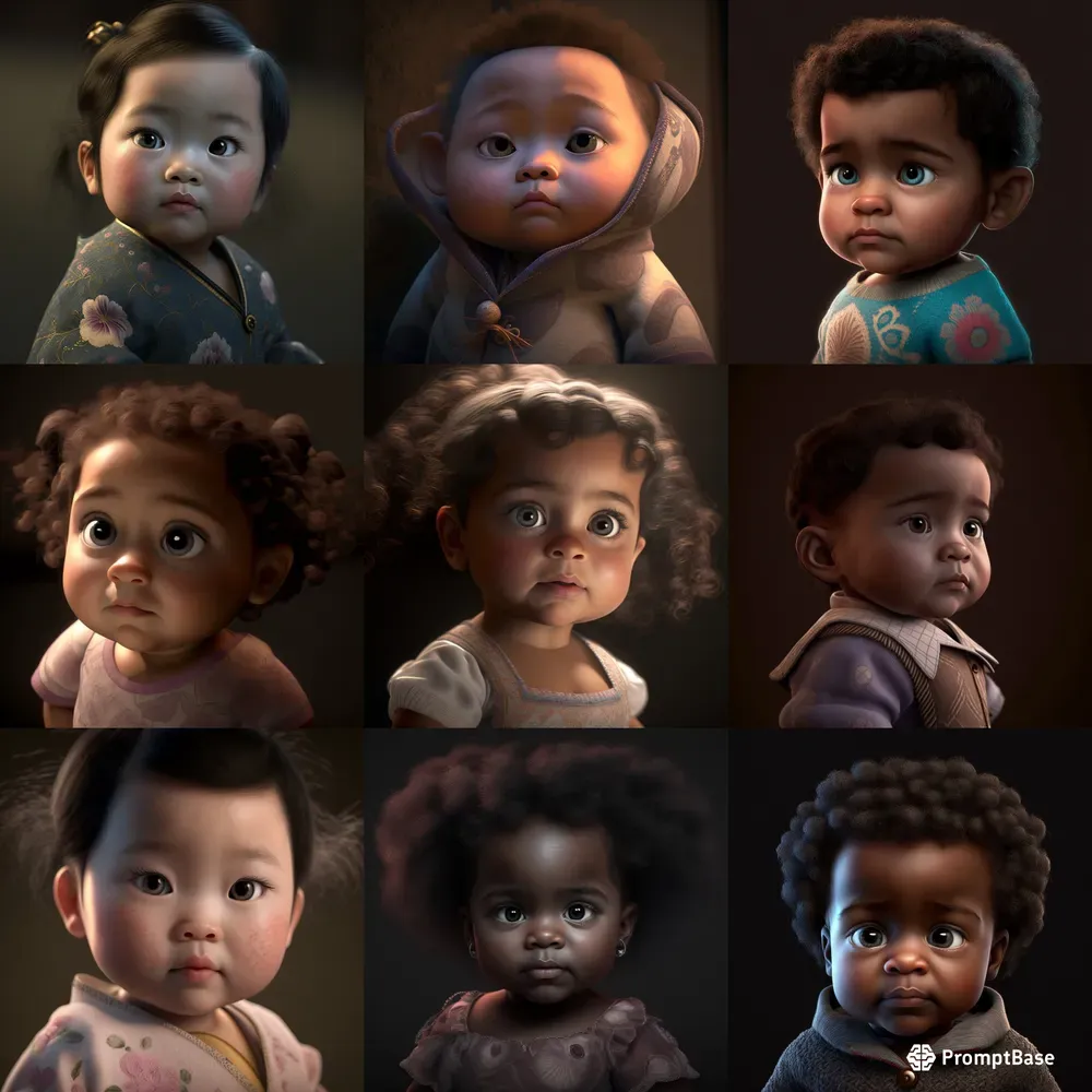 Adorable Baby 3D Photos