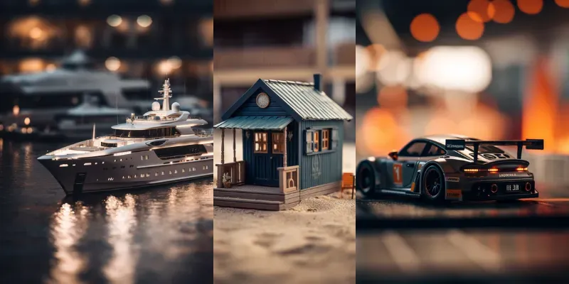 Realistic Miniatures generated by undefined