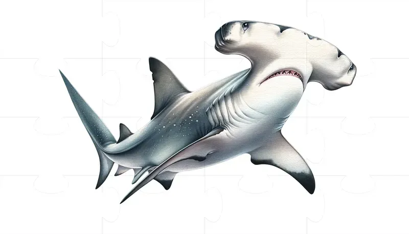 Realistic Shark Images In Watercolors
