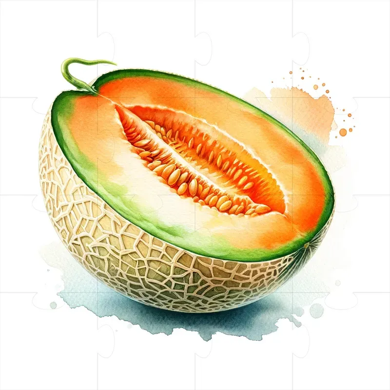 Watercolor Fresh Fruit Paintings