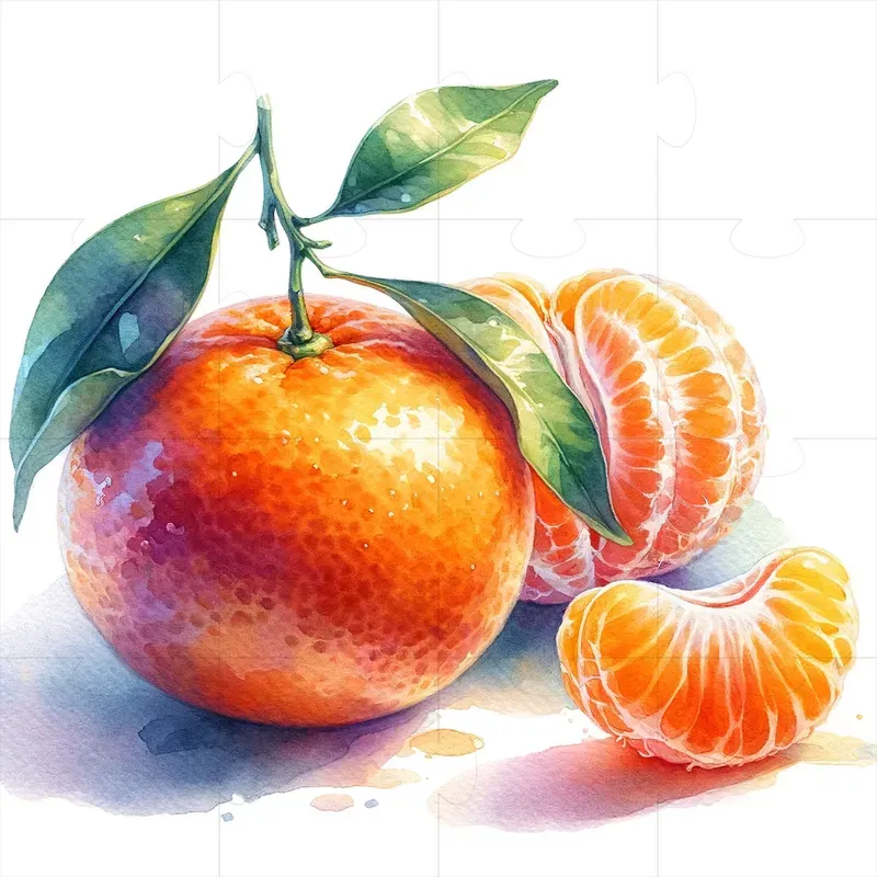 Watercolor Fresh Fruit Paintings