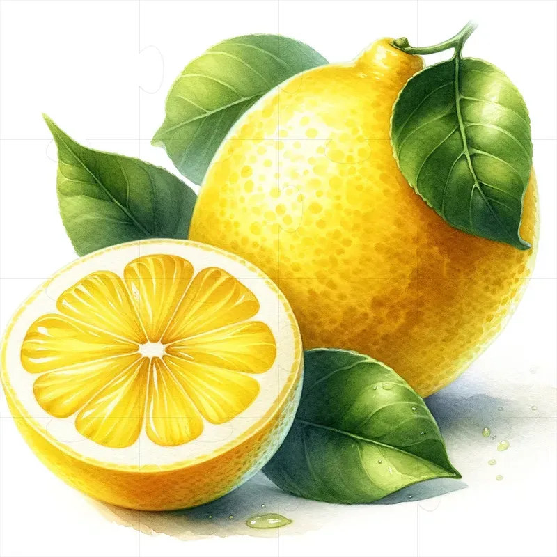 Watercolor Fresh Fruit Paintings