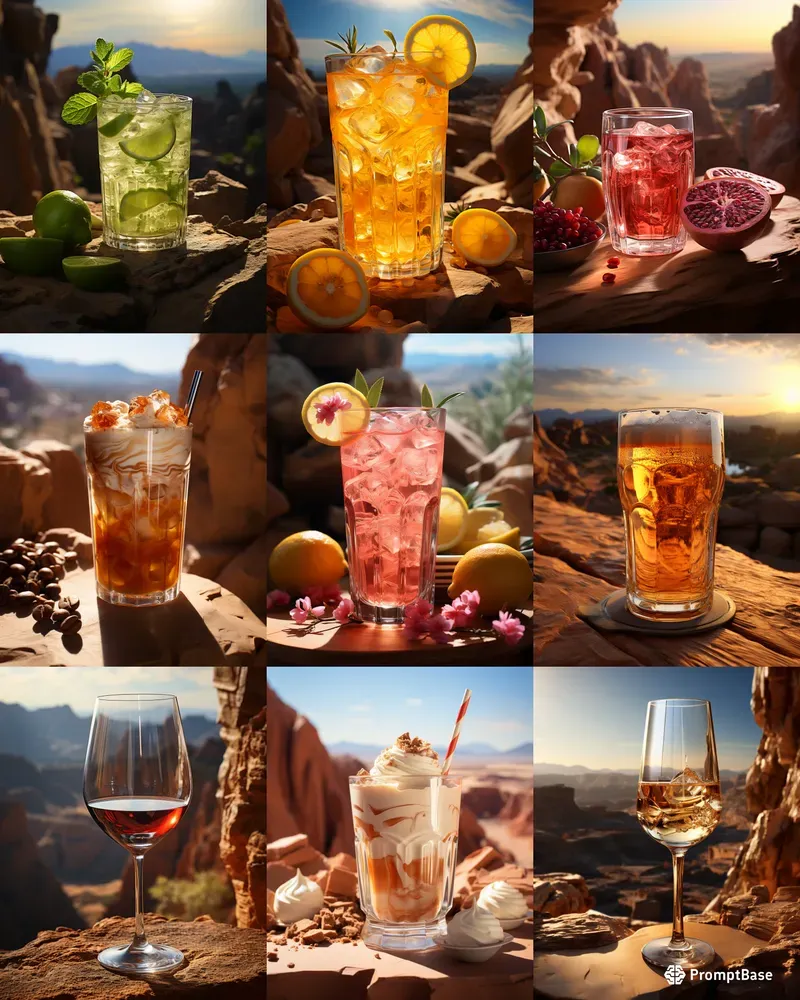 Realistic Drinks Photos