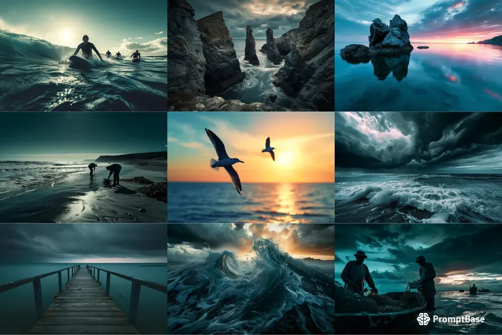 Wild Geometry Seascapes