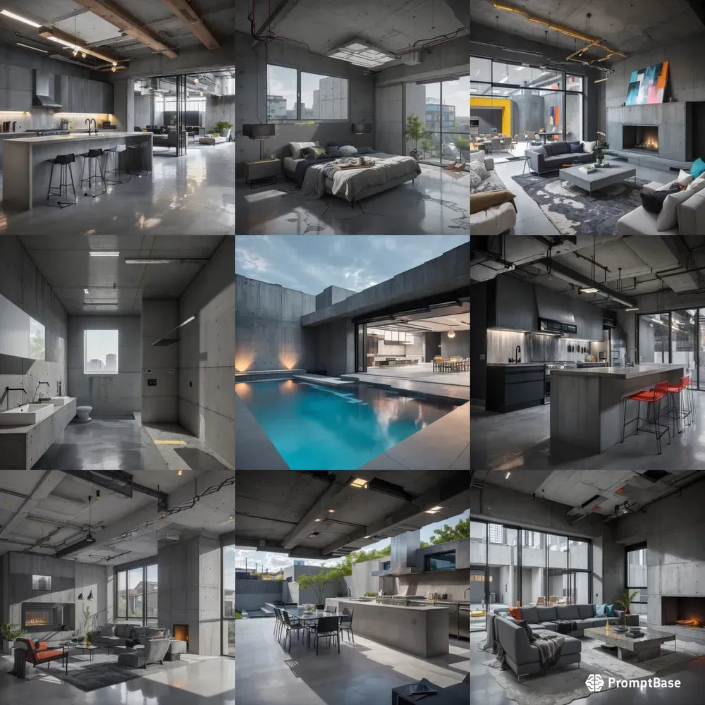 Brutalist Style Architecture Interiors