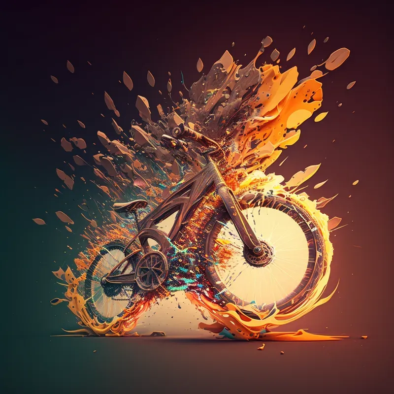 Vibrant Exploding Ad Web Graphics