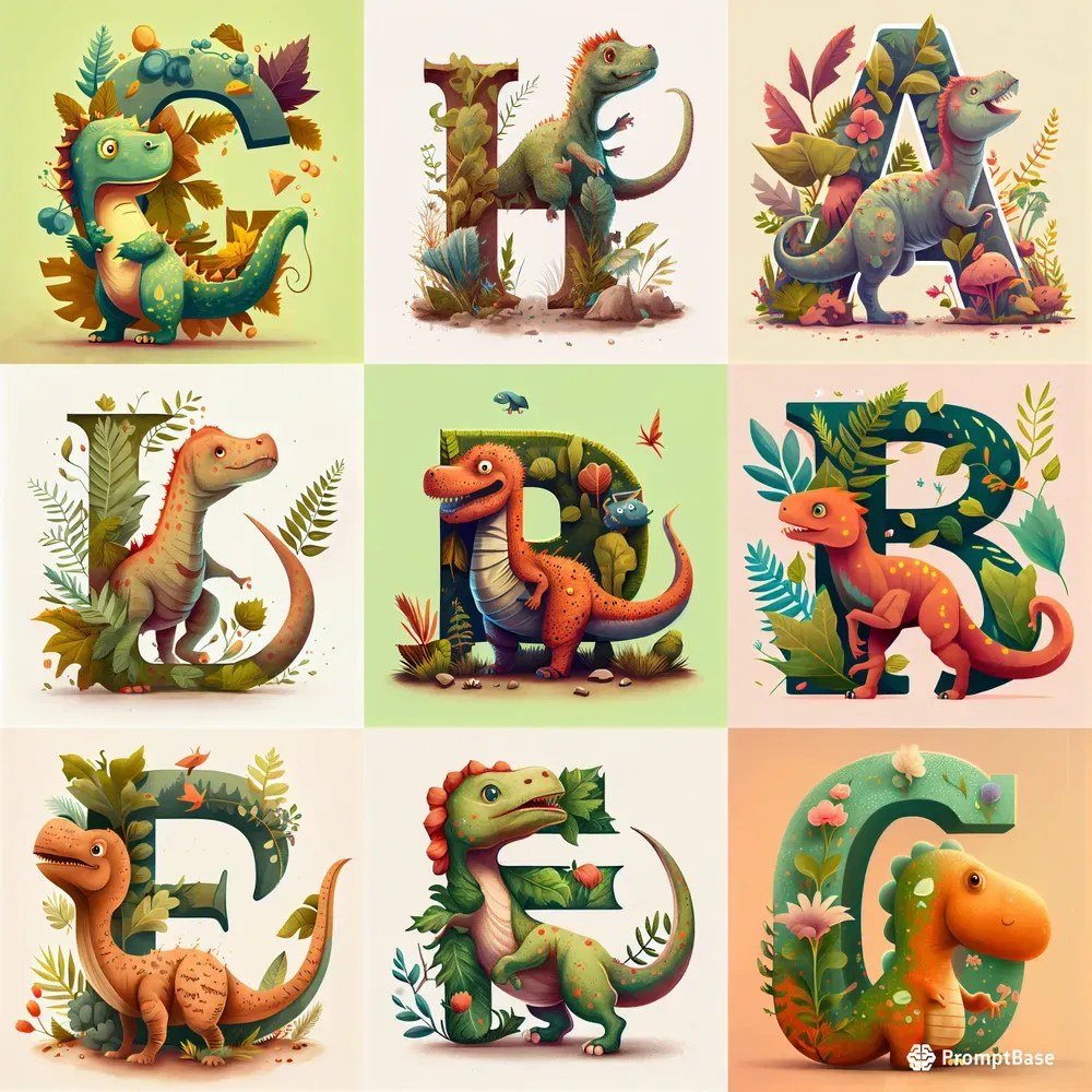Cute Letter Illustrations